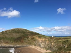 View from Mwnt, Wales, UK.