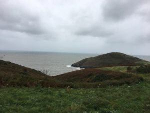 View from coast of Mwnt