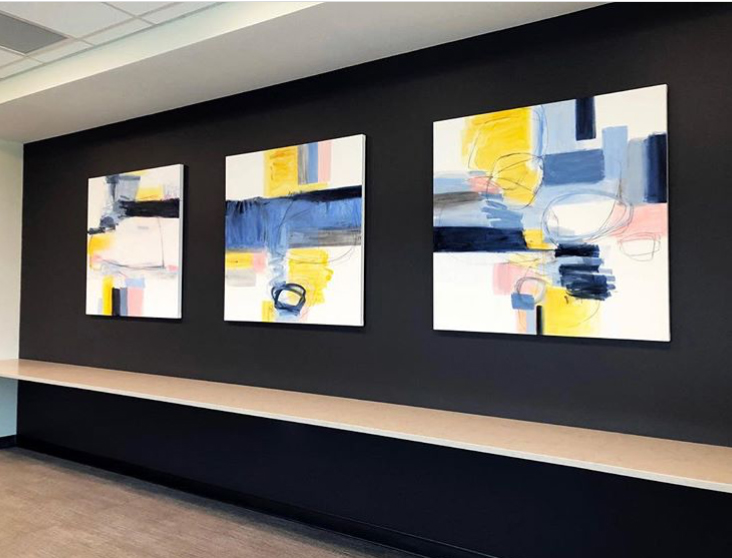 Commissioned Abstract Paintings by Julia Rymer